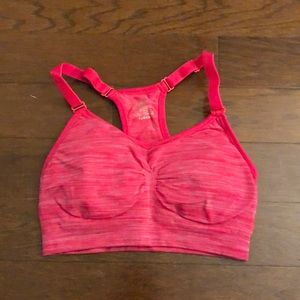 Pink Sports Bra